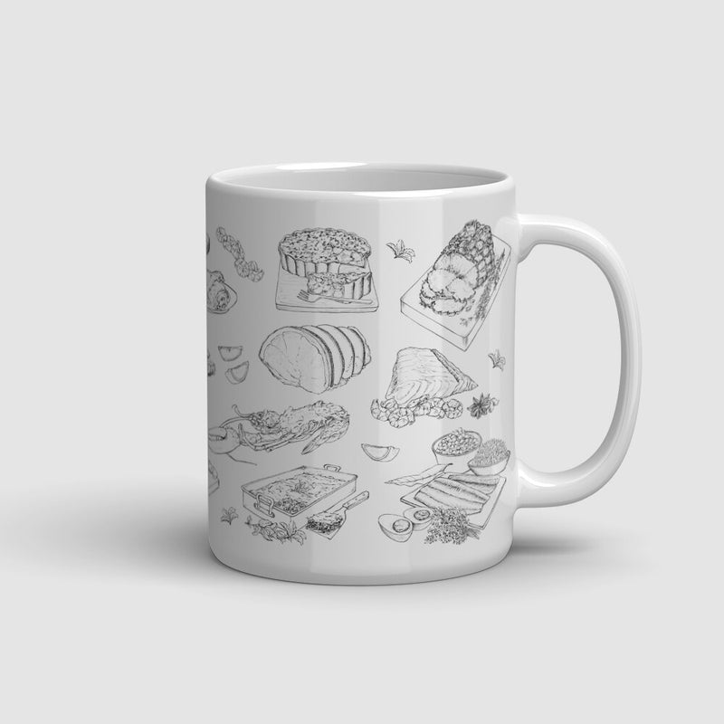 Catford Cookbook - Dishes of Catford Illustrated Mug