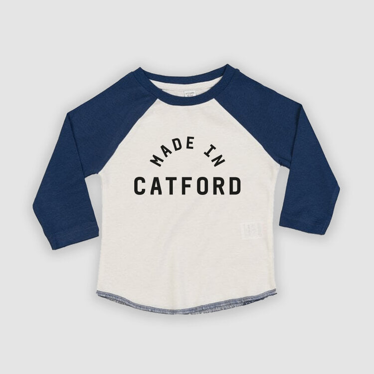 Made in Catford Baby Baseball Top